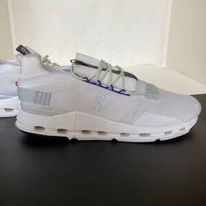 On Cloudnova White/Mineral Men’s Sneakers, Size 13M